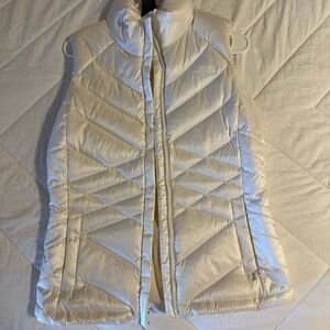 Women's North face White Vest